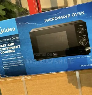Electric Midea 19L MM7P012MZ-B Countertop (Black) Microwave