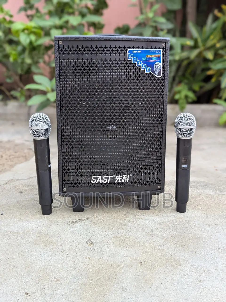 SAST Professional Audio Speaker With Wireless Microphones