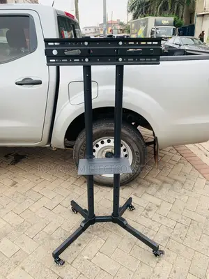 Shop Adorable Mobile Tv Stand With Wheels for 32”-70” Tv.