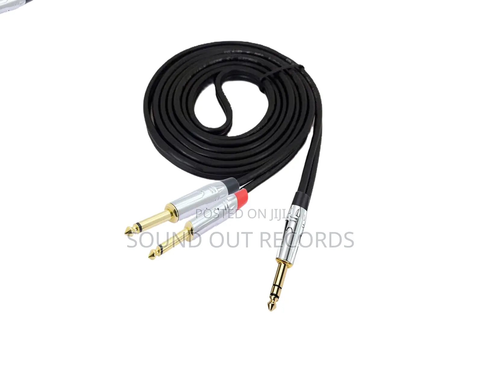 Dual 6.5mm Ts to Single 3.5mm/XLR TRS Cables