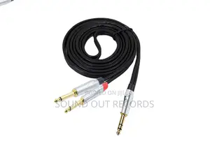 Dual 6.5mm Ts to Single 3.5mm/XLR TRS Cables
