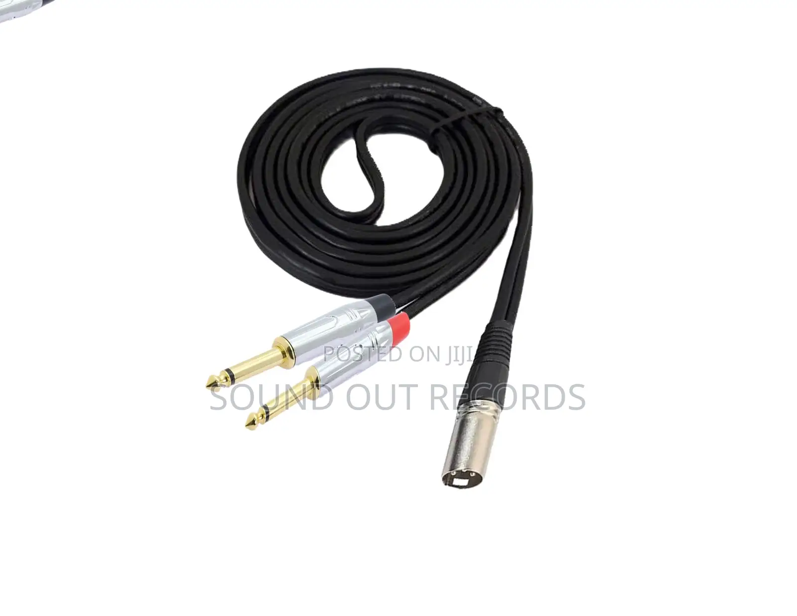 Dual 6.5mm Ts to Single 3.5mm/XLR TRS Cables