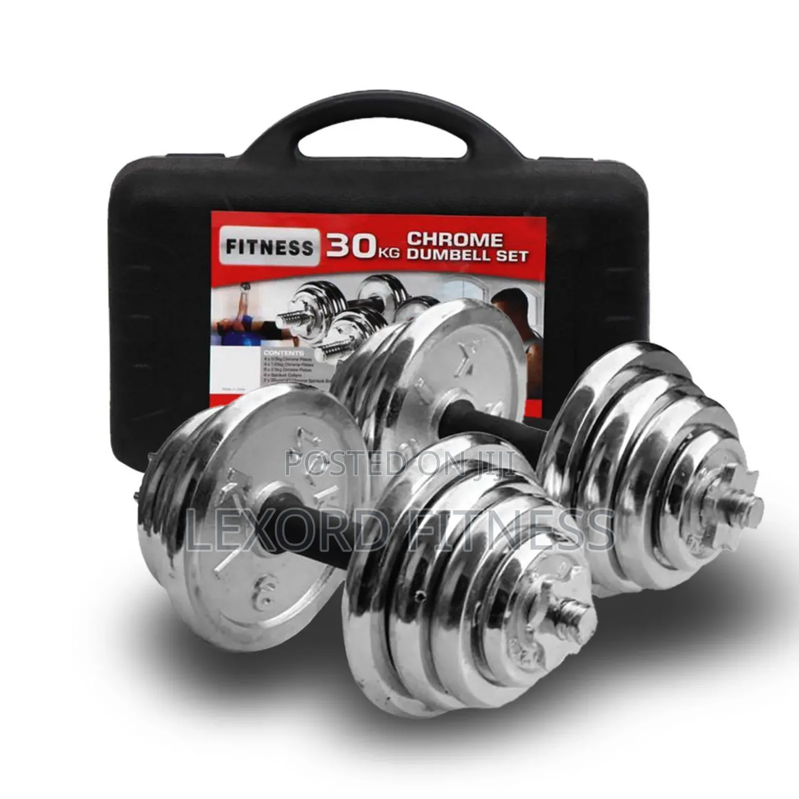 30kg Dumbbell Set 15kg *2