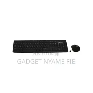 Logitech Soft Touch Wireless Keyboard Mouse Combo - Black