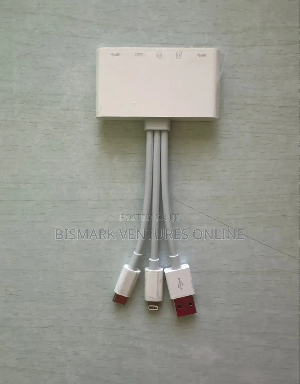5in-1 iPhone Memory Card Reader, USB OTG Adapter SD/TF Card