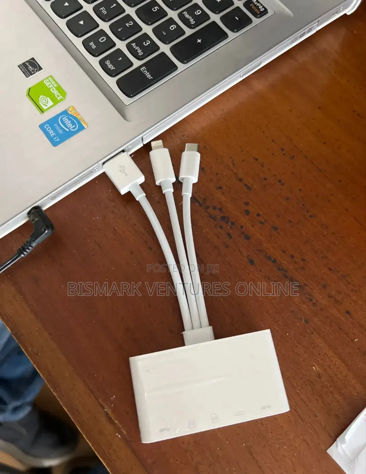 5in-1 iPhone Memory Card Reader, USB OTG Adapter SD/TF Card