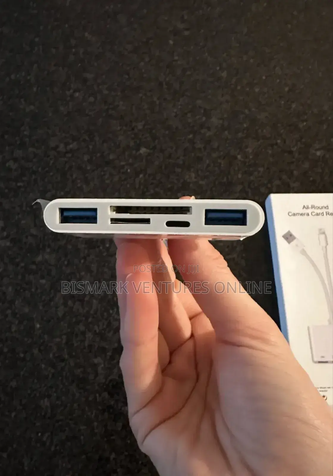 5in-1 iPhone Memory Card Reader, USB OTG Adapter SD/TF Card