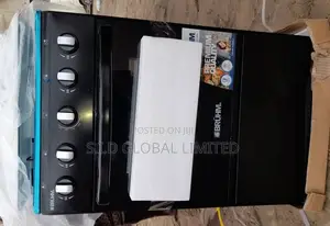 Awesome Bruhm 4-Burner Gas Cooker With Double Oven Grill