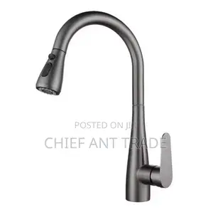 Pull Kitchen Faucet. Matt Black. 6016h