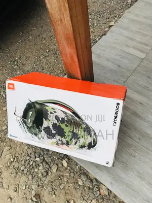 Portable JBL Boombox 3 Bluetooth Speaker(Army Color).