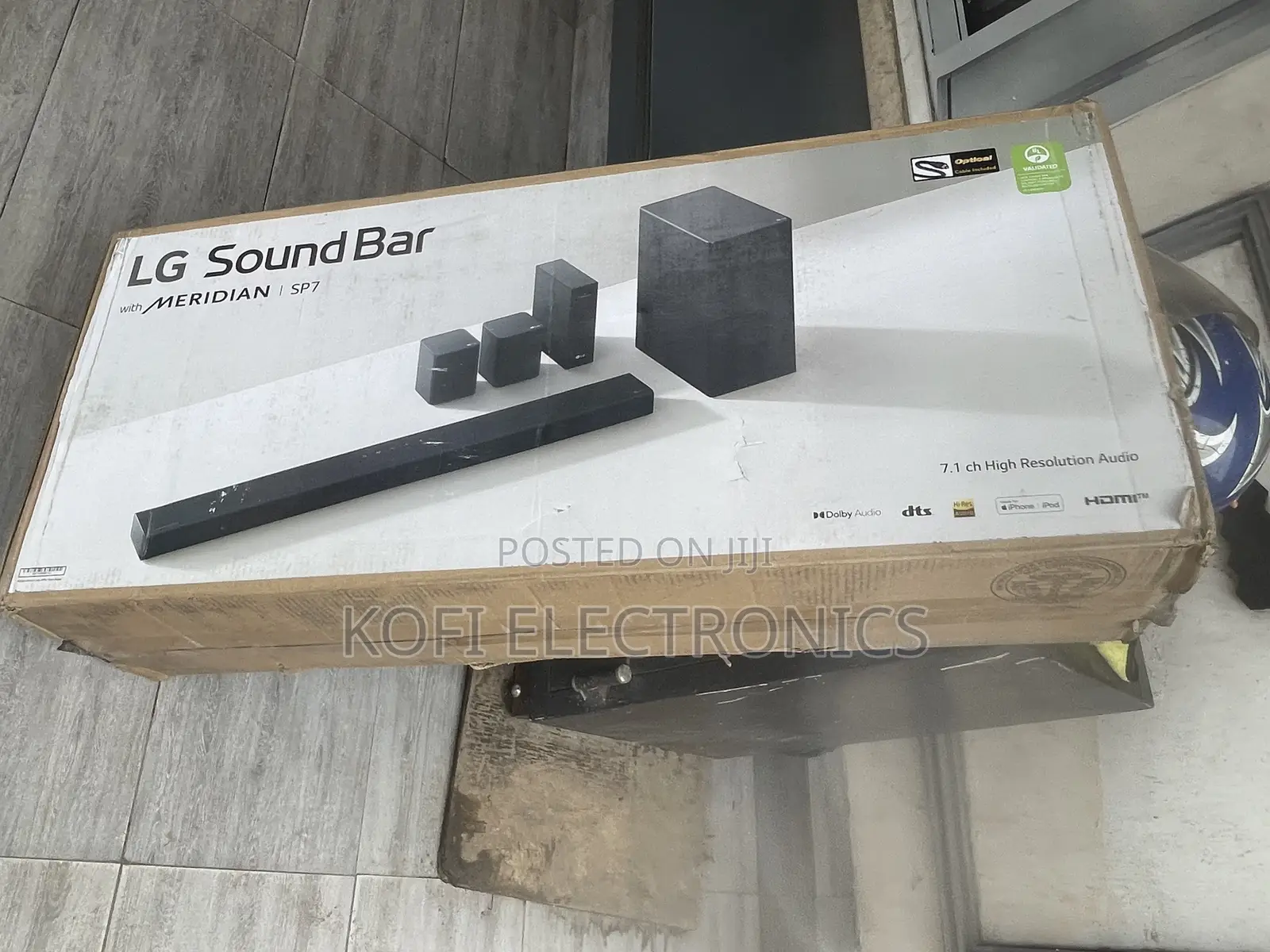 Meridian Auto Tech-Lg SP7R 7.1C High Res Audio Sound Bar