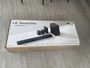 New LG SP7R 7.1C High Res Audio Sound Bar W/Rear Speaker Kit