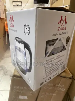 Original Zara Kettle 1.7 LTRS Transparent