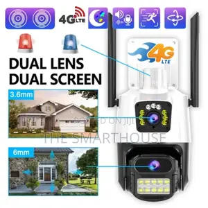 Smart 4G Dual-Lens CCTV Camera ( No Router Needed)