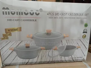 Momcoc 6pcs Die-Cast Casserole Saucepan