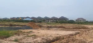 Neat Mounted Pillars on Half Plot at Tema Community 25