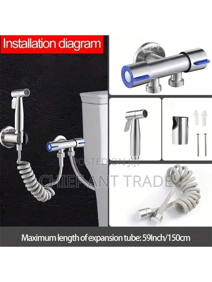 Shattaf. Bidet Pressure Shower for Wcs.