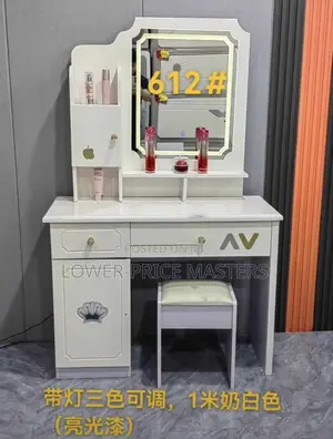 Modern Dressing Mirror With Led Light Complete Set