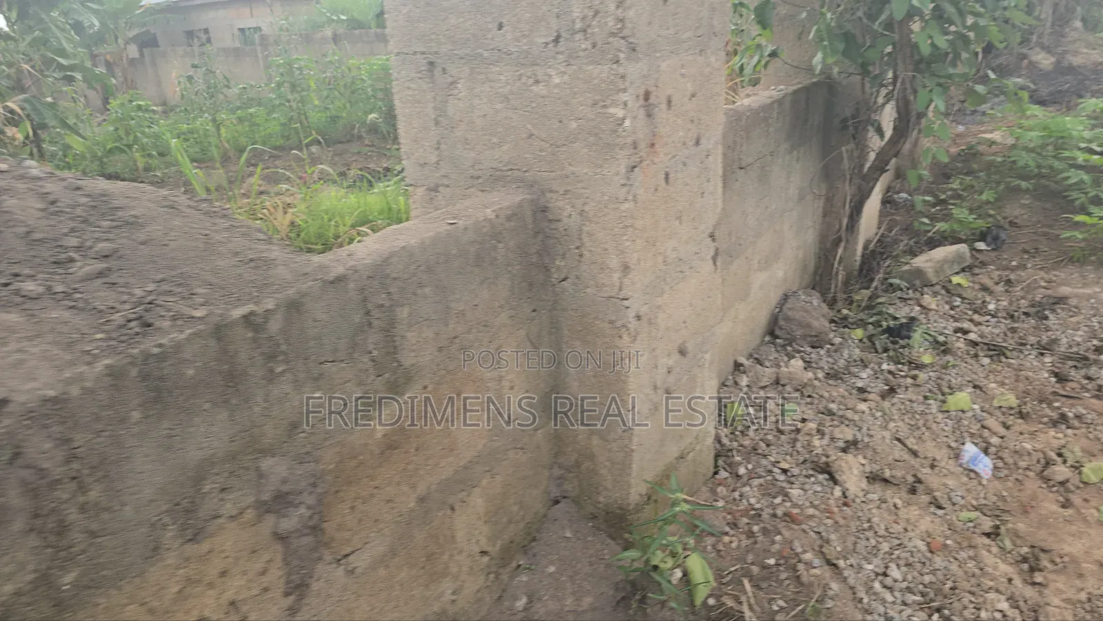A Wall and Gated Land at Maase-Adubinso for Sale