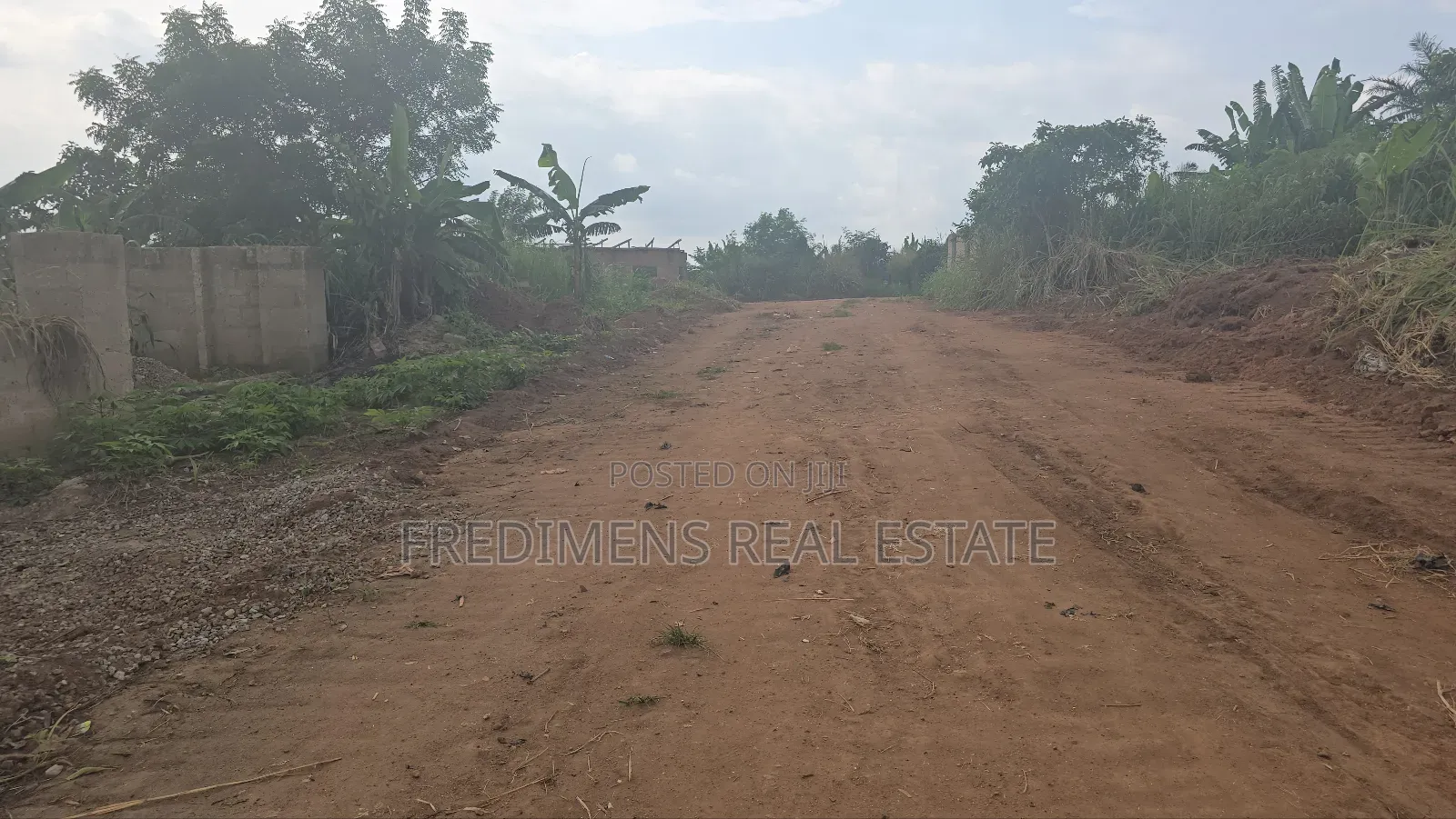 A Wall and Gated Land at Maase-Adubinso for Sale