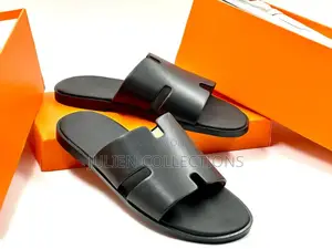 Hermes Iizmir Sandals All Black