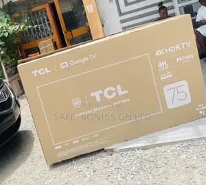 Elegant 75 Inch Smart Led HDR TCL P635 (Black) Tv