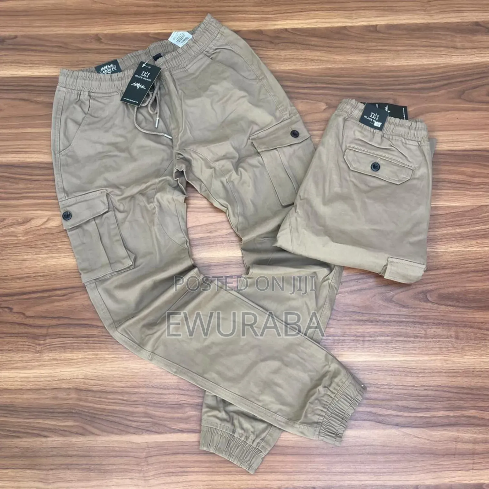 Thick Fabric Side Pocket Khaki