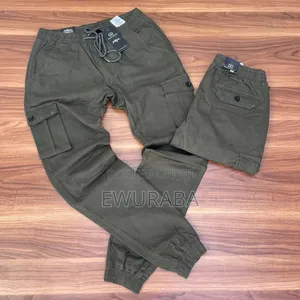 Thick Fabric Side Pocket Khaki