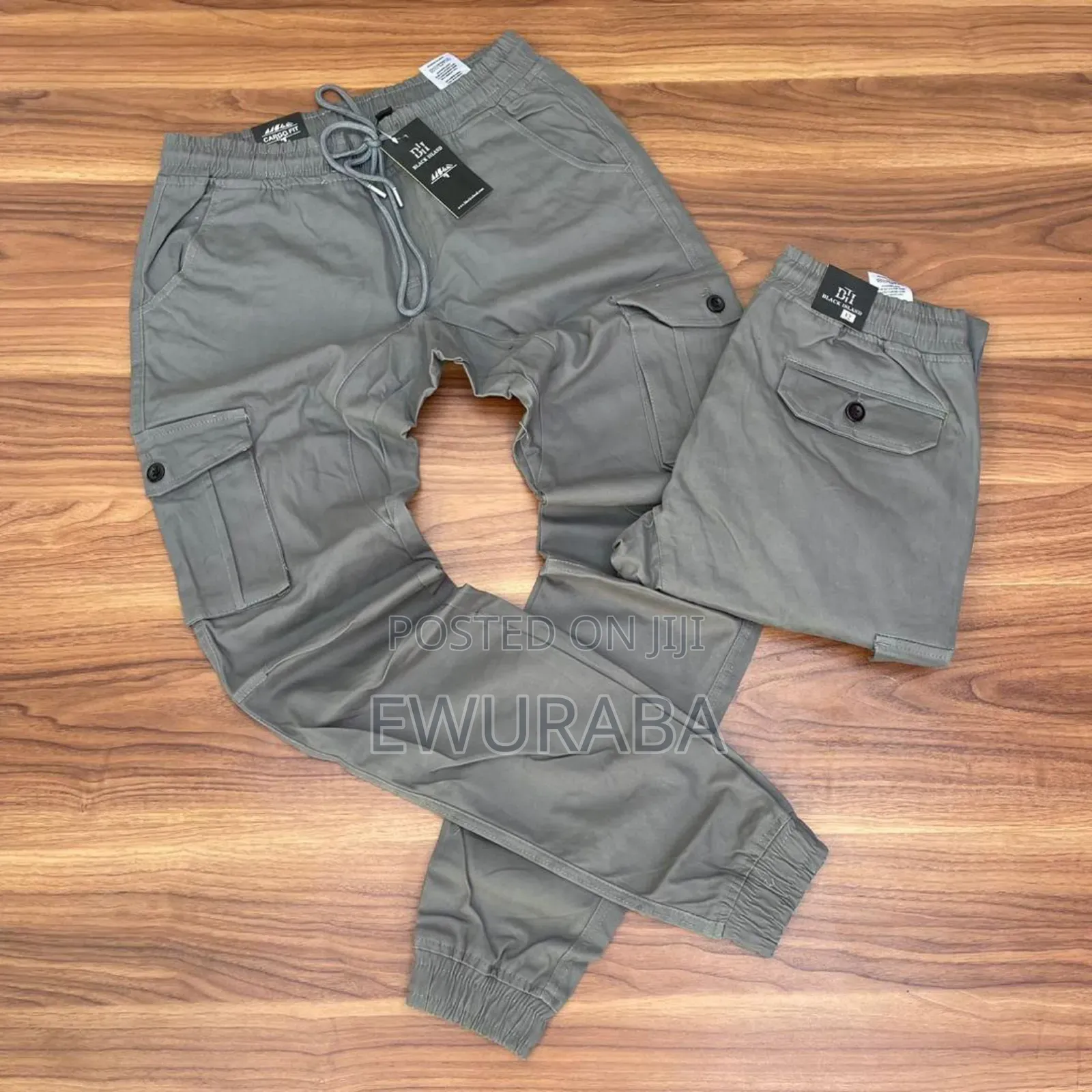 Thick Fabric Side Pocket Khaki