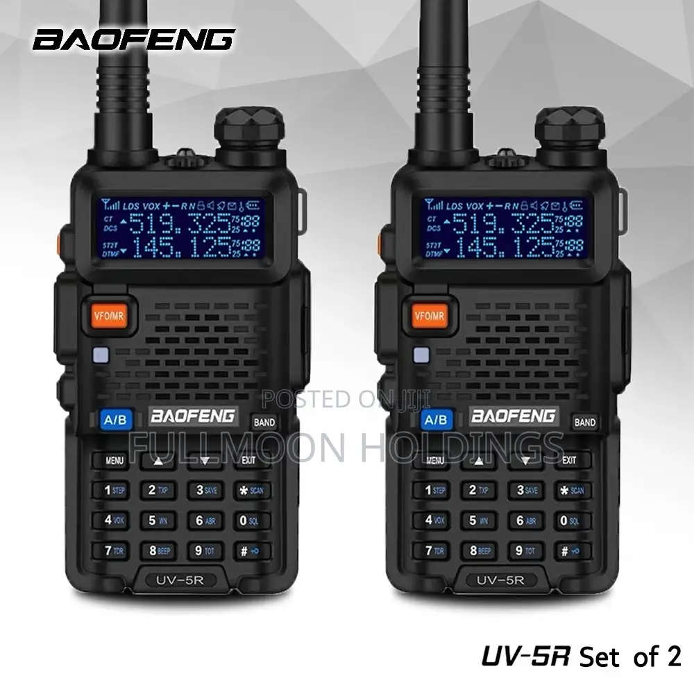 BAOFENG UV 5R Walkie Talkie 10 Km 1 Pair