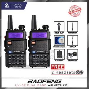 BAOFENG UV 5R Walkie Talkie 10 Km 1 Pair