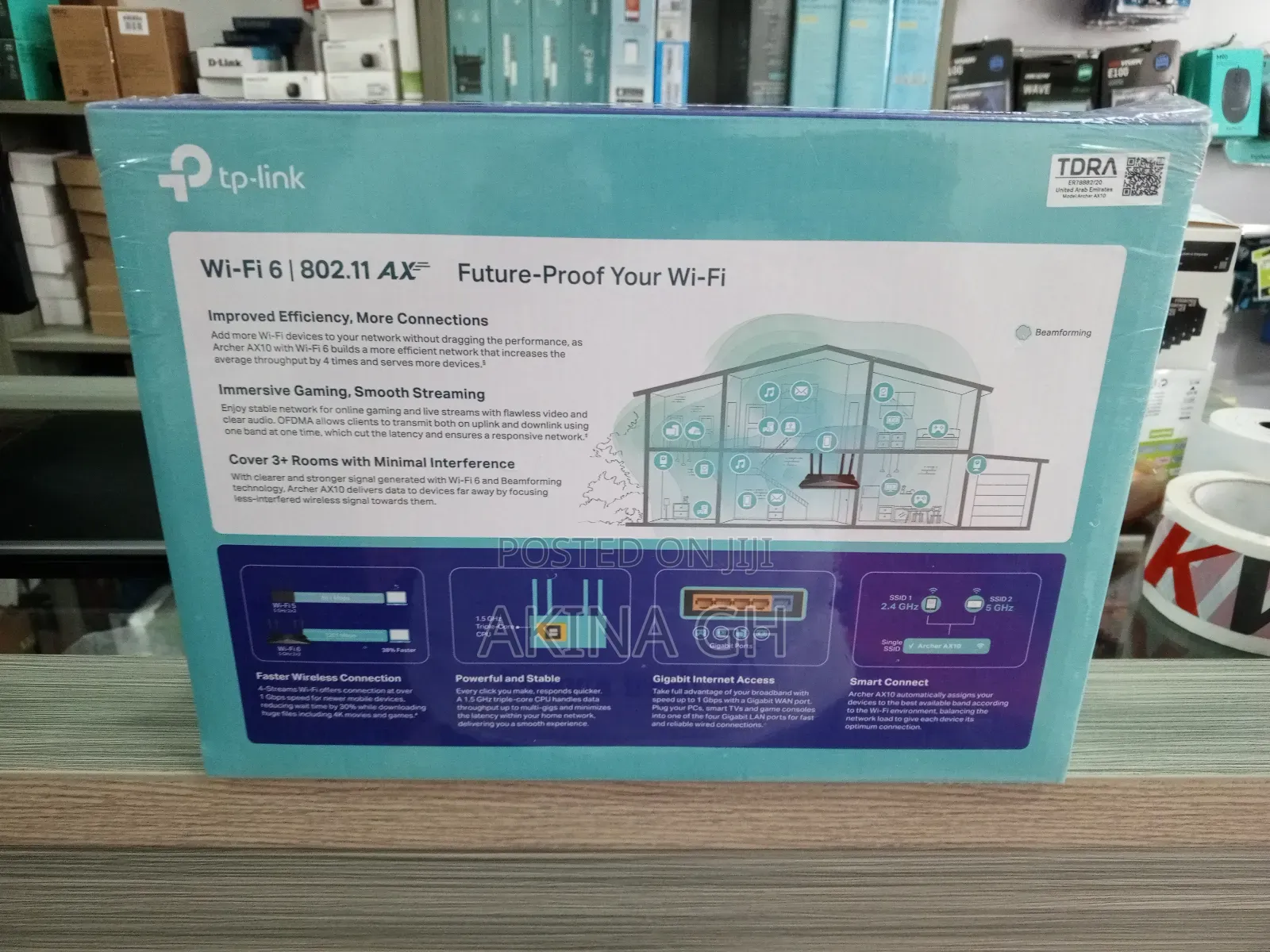 Tp-Link Ax1500 Next Gen Wi-Fi 6 Router Archer Ax10