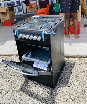 Well Designed Volcano Gas Oven 4 Burner(50x50)Black