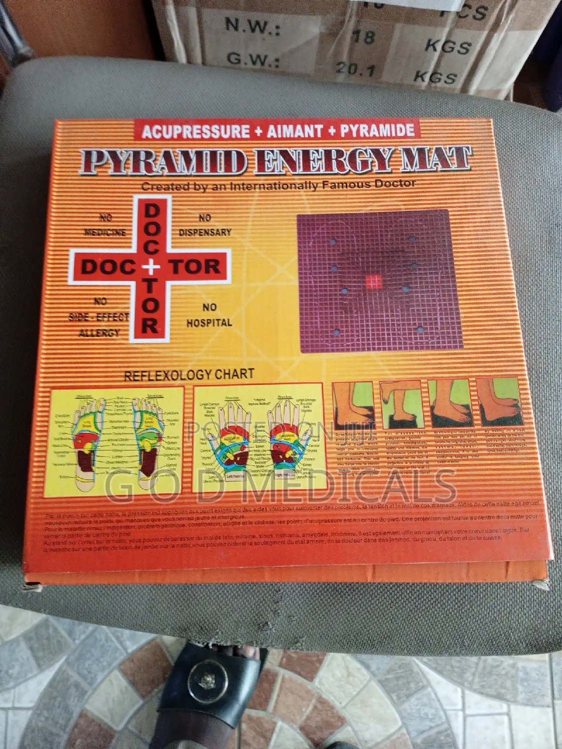 Pyramid Energy Mat ( Foot Massager )