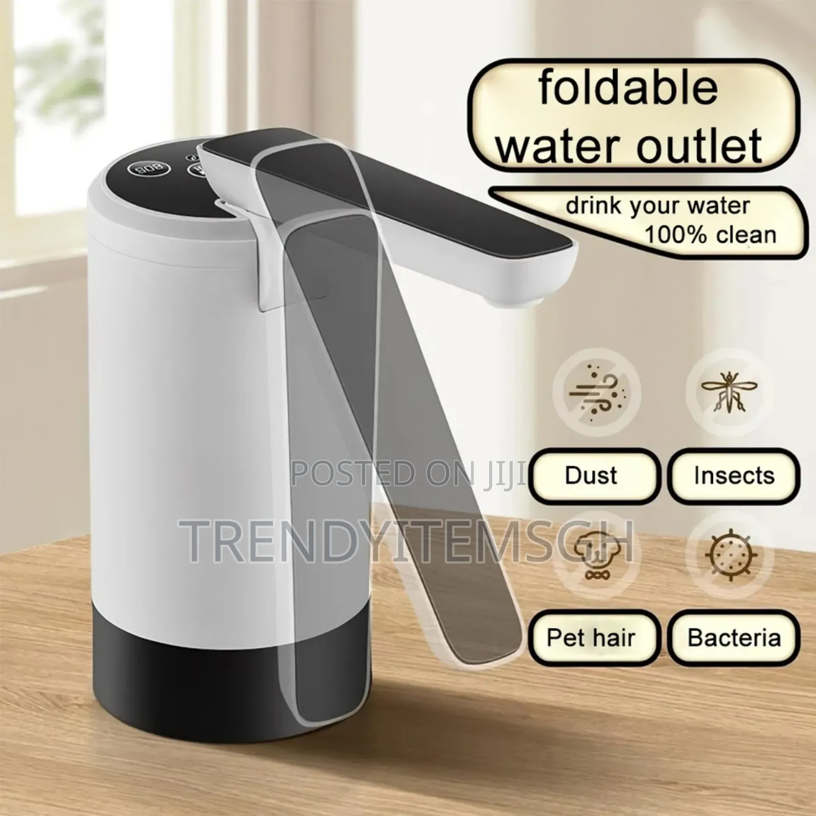 Rechargeable Foldable Water Dispenser Pump