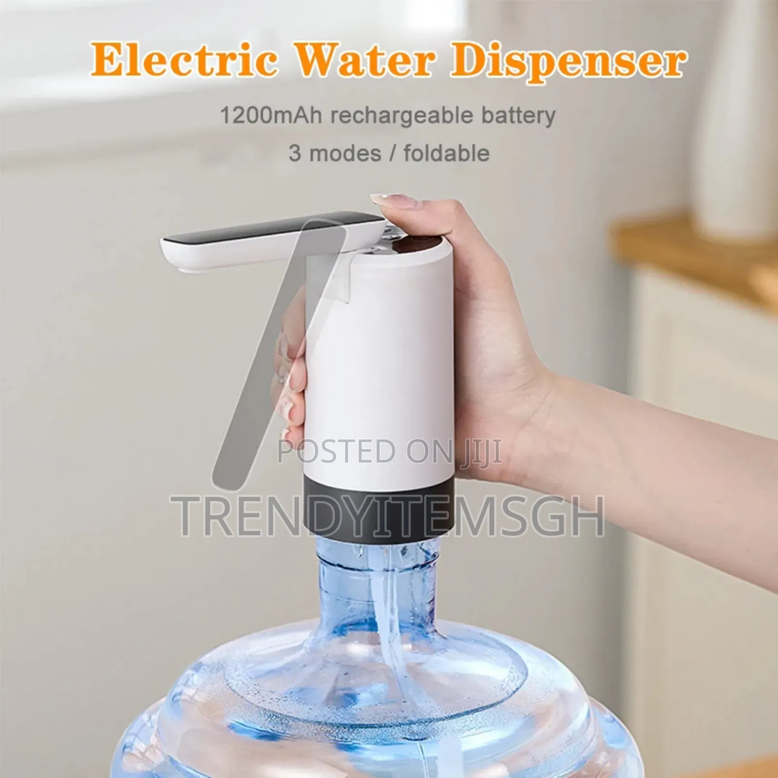 Rechargeable Foldable Water Dispenser Pump