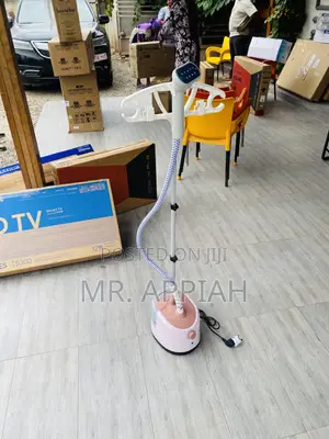 Quality Yet Affordable Standing Steam Iron(Pink).