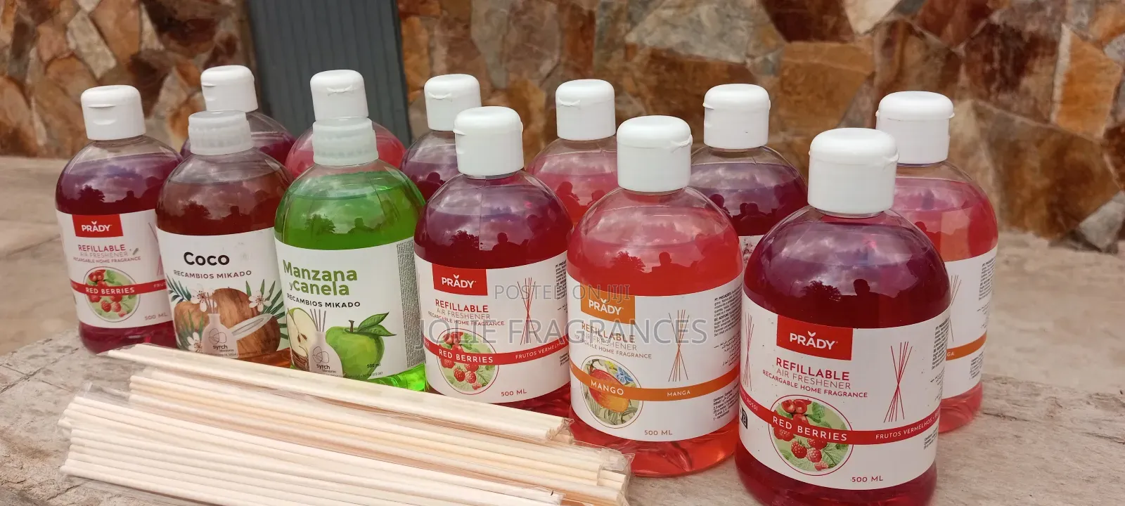 Prady Refillables 500ml Diffusers