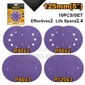 Purple Sanding Disc 125mm - Akrs125101