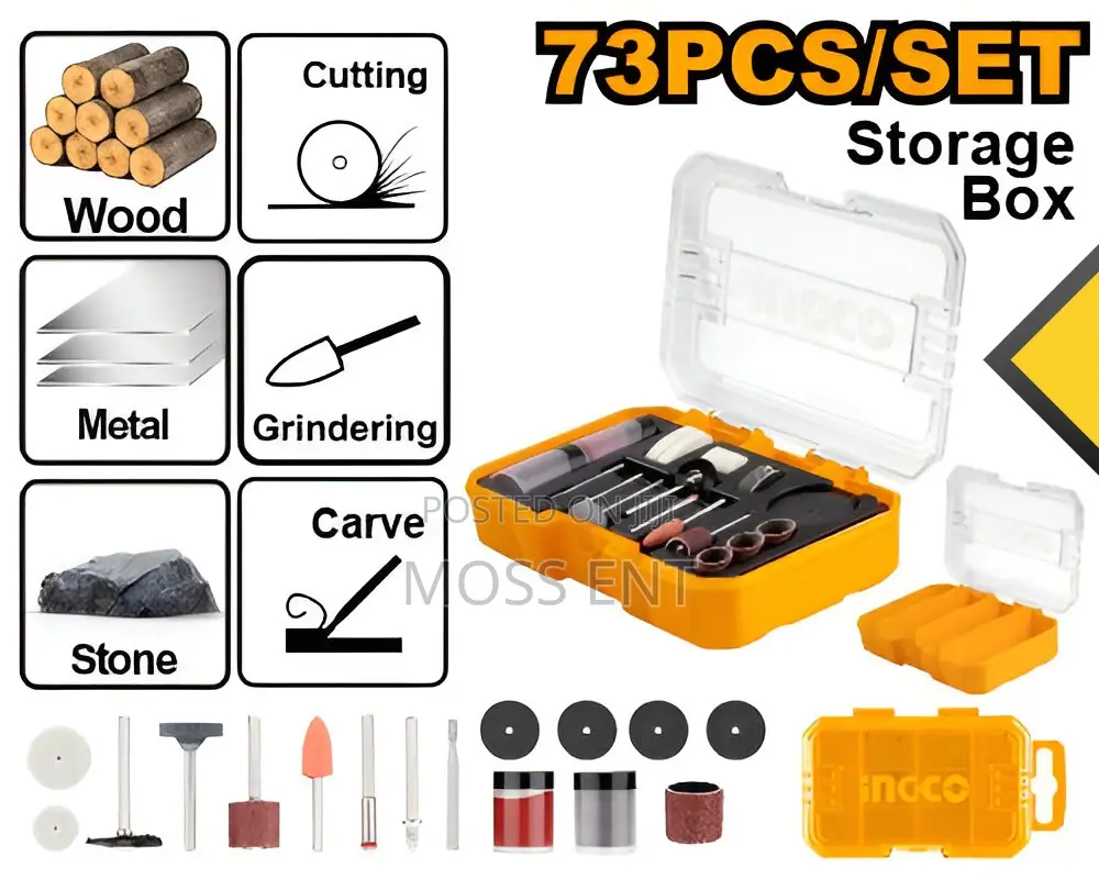 Accesories 73 PCS Set for Mini Drill - Akmg7072