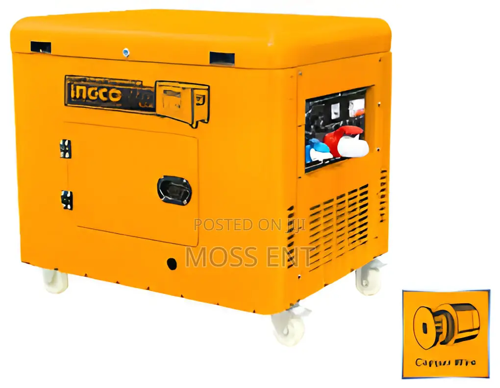 Ingco Silent Diesel Generator 8kw - 10kva - Gse80001