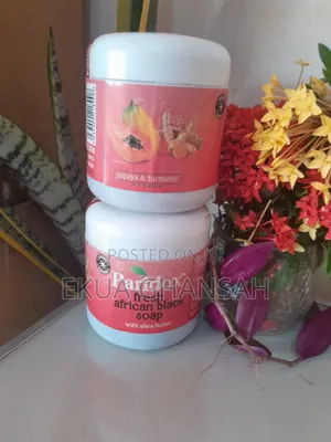 Paridox Tumeric and Papaya Black Soap