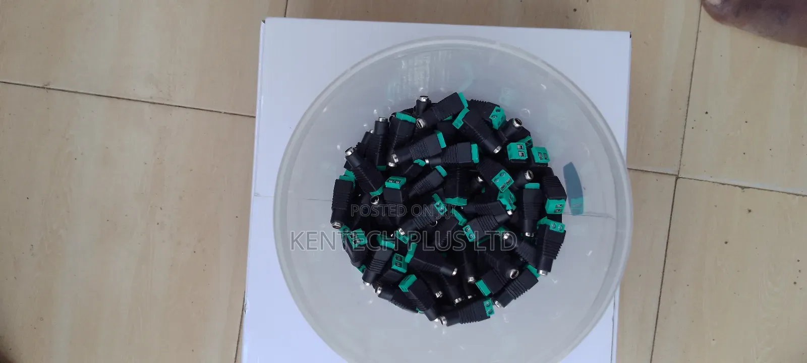 Black/Green Power Connector(Female Head)
