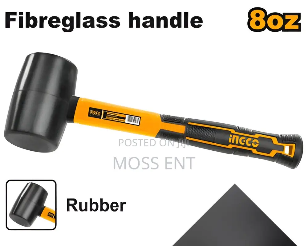 Rubber Hammer 8oz - Hruh8208