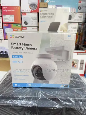 EZVIZ EB8 Pan Tilt 4G Battery Security Camera + Solar Panel