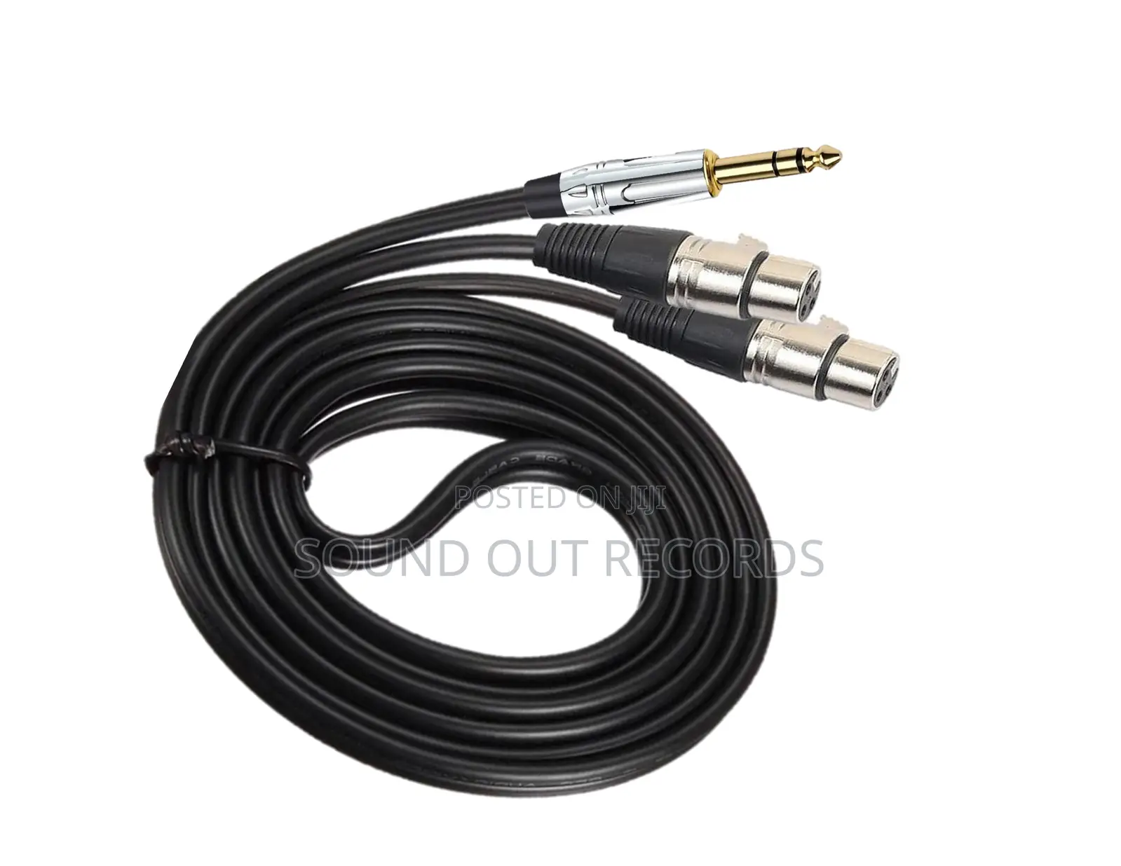 Durable 6.5mm to Dual Male/Female XLR Cables