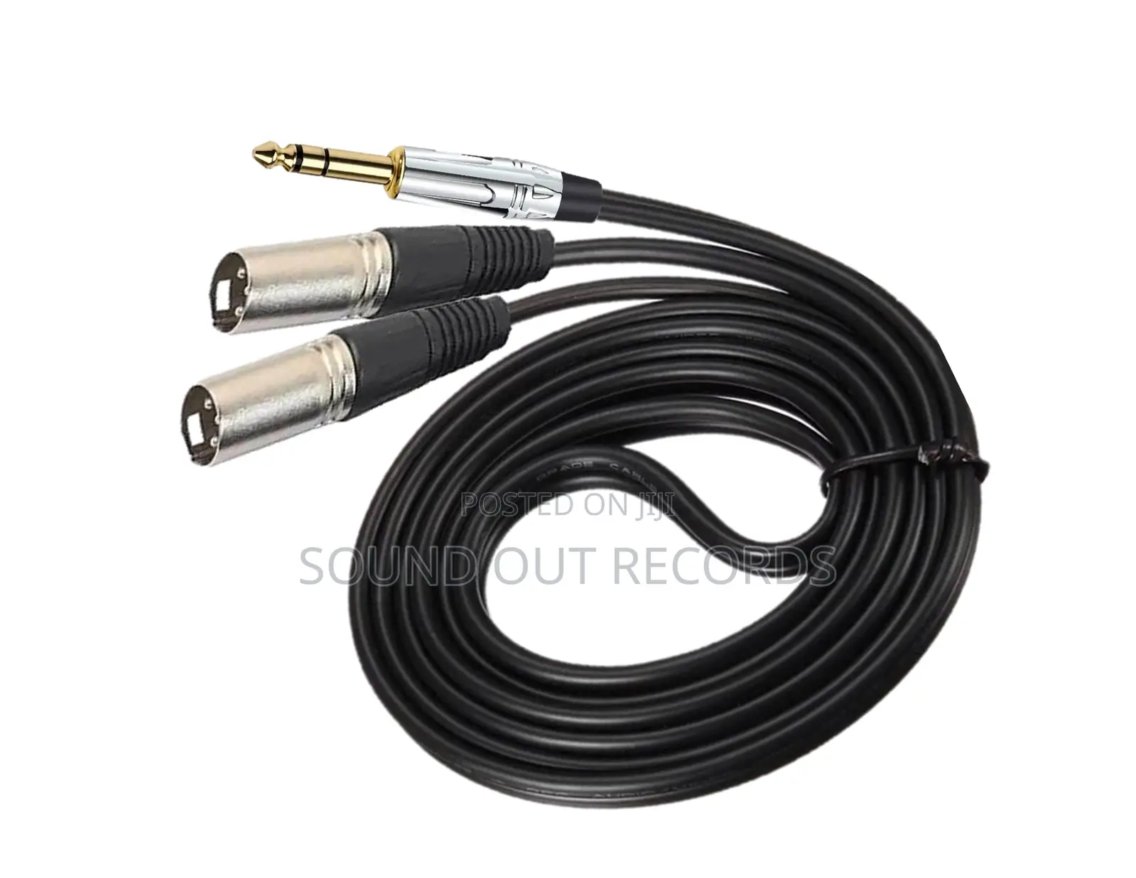 Durable 6.5mm to Dual Male/Female XLR Cables