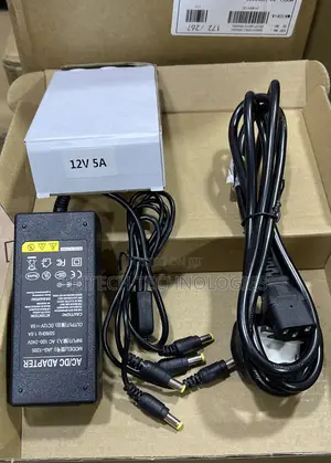 CCTV Power Adapter With 4way Splitter + Adapter Cable