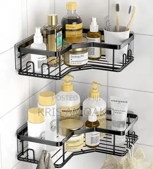 Corner Wall Mount/ Rack With Extra Accessories
