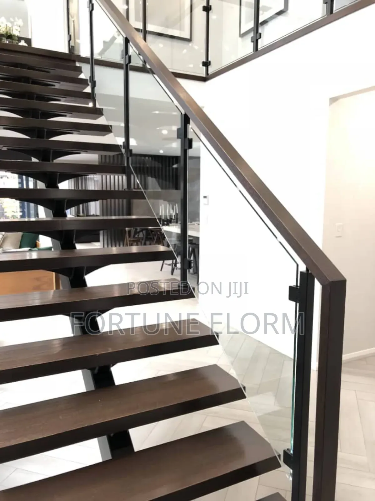 Wooden Cantilever Stairs